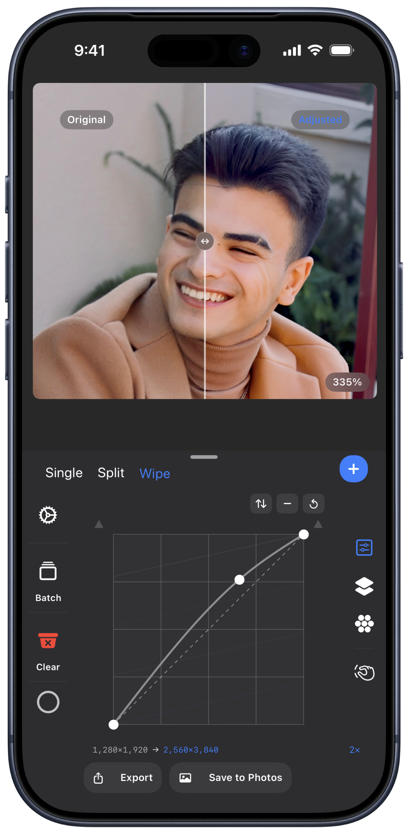 Pixzool photo and video editing workspace
